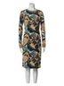 Tory Burch 100% Silk Floral Multi Color Cocktail Dress Size S - photo 1