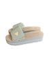 Guess Stripes Tan Sandals Size 9 1/2 - photo 1