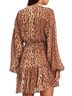 A.L.C. Animal Print Brown Tan Casual Dress Size 12 - photo 2