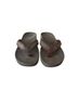 Vionic 100% Leather Brown Gold Flip Flops Size 7 - photo 1