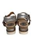 Josef Seibel 100% Leather Silver Sandals Size 6 1/2 - photo 4