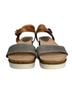 Josef Seibel 100% Leather Silver Sandals Size 6 1/2 - photo 3