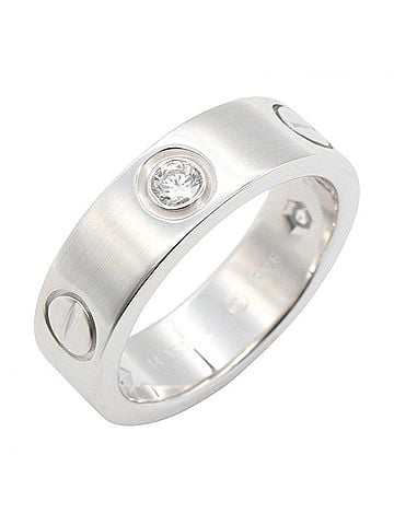 Cartier Cartier Love Ring 3PD - 18K White Gold (18KWG) Diamond for Women, Silver Tone, B4032500 (view 1)