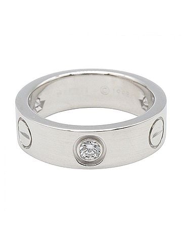 Cartier Cartier Love Ring 3PD - 18K White Gold (18KWG) Diamond for Women, Silver Tone, B4032500 (view 2)