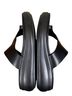 Naturalizer 100% Faux Leather Solid Black Sandals Size 6 1/2 - photo 3