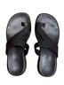 Naturalizer 100% Faux Leather Solid Black Sandals Size 6 1/2 - photo 1