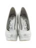 Brash Metallic Gray Brash Heels Size 6 1/2 - photo 2