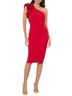 Xscape 100% Polyester Solid Red Casual Dress Size 20 - photo 1