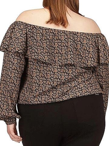MICHAEL Michael Kors Long Sleeve Blouse (view 2)