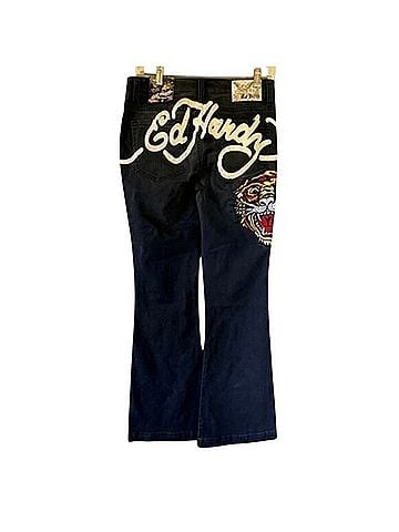 Ed Hardy Slim Flare Jeans (view 2)