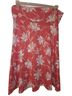 Colette Floral Red Casual Skirt Size XL - photo 1