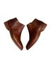 Nisolo 100% Leather Solid Brown Ankle Boots Size 8 1/2 - photo 6