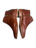 Nisolo 100% Leather Solid Brown Ankle Boots Size 8 1/2 - photo 13