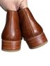 Nisolo 100% Leather Solid Brown Ankle Boots Size 8 1/2 - photo 8