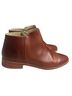 Nisolo 100% Leather Solid Brown Ankle Boots Size 8 1/2 - photo 2