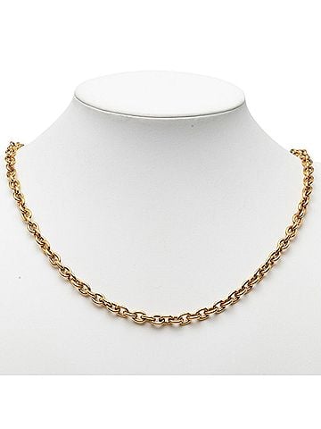 Chanel Chanel Vintage Chain Long Necklace, Gold Plated, Women's. (view 1)