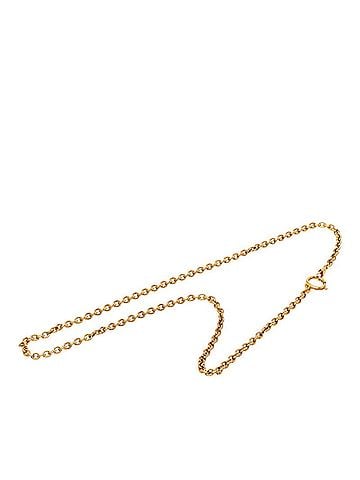Chanel Chanel Vintage Chain Long Necklace, Gold Plated, Women's. (view 2)