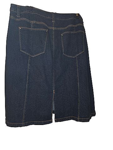 Jessica London Denim Skirt (view 2)