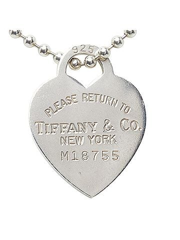Tiffany & Co. Tiffany &amp; Co. Return to Heart Tag Necklace, SV925 Silver, Women's. (view 2)