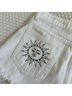 Adika Sun &amp; Moon Shorts Denim Shorts - photo 4