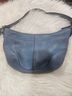 Coach 100% Leather Blue Leather Hobo One size - photo 7