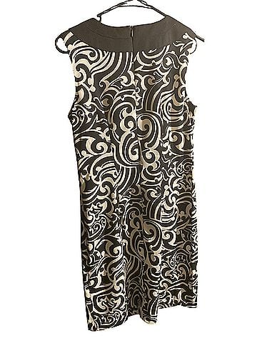 DressBarn Dressbarn Collection Abstract Paisley Swirl Knit Sheath Dress Cocktail Dress (view 2)