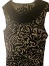 DressBarn Stripes Black White Cocktail Dress Size 6 - photo 4