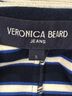 Veronica Beard 78% Cotton 20% Polyester 2% Elastane 100% Cotton Stripes Blue White Blazer Size S - photo 9