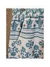 Kivari 100% Linen Print Blue White Casual Pants Size 4 - photo 6
