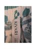 Kivari 100% Linen Print Blue White Casual Pants Size 4 - photo 3