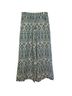 Kivari 100% Linen Print Blue White Casual Pants Size 4 - photo 2