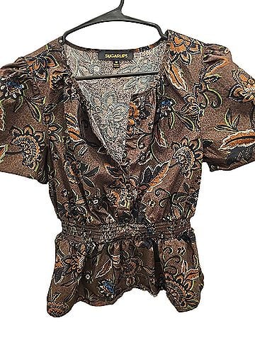 Sugarlips Desirae Peplum Blouse (view 1)