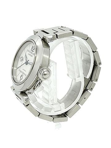 Cartier Cartier Pasha C W31074M7 White Dial Watch (Boys' Size) (view 2)