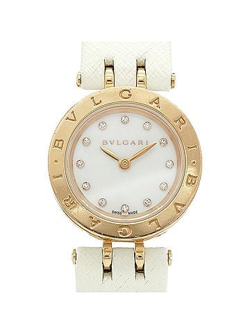 Bvlgari Bulgari B.zero1 18KPG Diamond BZP23SG White Dial Women's Watch (view 1)