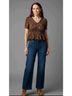 Sugarlips 100% Cotton Floral Brown Multi Color Blouse Size M - photo 5