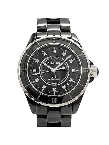 Chanel Chanel J12 Diamond H1626 Black Dial Men's Watch (view 1)