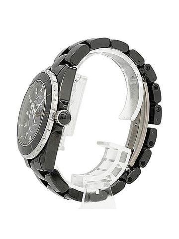 Chanel Chanel J12 Diamond H1626 Black Dial Men's Watch (view 2)