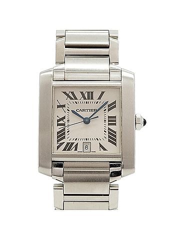 Cartier Cartier Tank Française LM W51002Q3 Silver Dial Men's Watch (view 1)