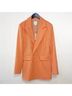 Favorite Daughter Orange Blazer Size S - photo 3