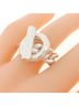 Hermès 100% Sterling Silver Multi Color Hermes Hermès Croisette Ring One size - photo 5