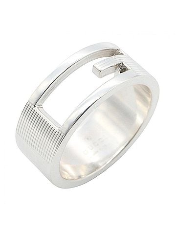 Gucci Gucci GUCCI Branded G Ring - Ring/Finger Sterling Silver 925 Jewelry Men's/Women's Tone (view 1)