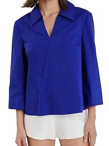 English Factory 3/4 Sleeve Blouse (view 1)