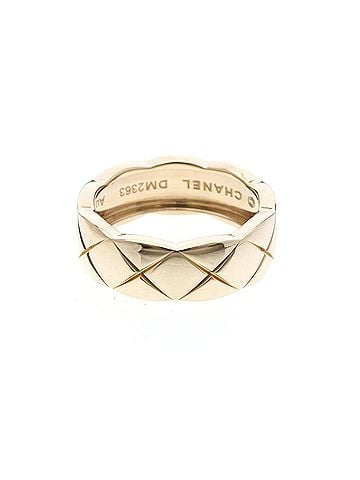 Chanel Chanel Coco Crush Ring Medium Model Pink Gold (18K) Fashion No Stone Band Ring Pink Gold (view 1)