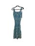 Rhode 100% Cotton Floral Blue Green Casual Dress Size XS - photo 2