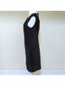 Lucy Paris Solid Black Silver Cocktail Dress Size L - photo 4