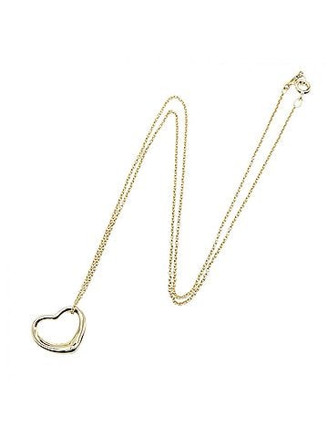 Tiffany & Co. Tiffany &amp; Co. Open Heart Necklace, 18K (Yellow Gold), Women's Jewelry, Gold Tone (view 2)