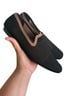 Vivaia Black Brown Flats Size 7 - photo 1
