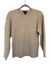 Club Monaco Solid Stripes Tan Gray Pullover Sweater Size S - photo 1