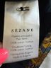 Sézane 100% Cotton Print Brown Blue Jacket Size S - photo 5