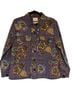 Sézane 100% Cotton Print Brown Blue Jacket Size S - photo 1